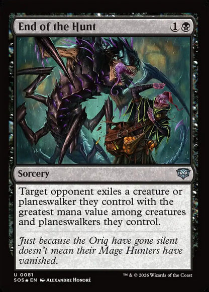 End of the Hunt SOS Sorcery  *Foil* NM