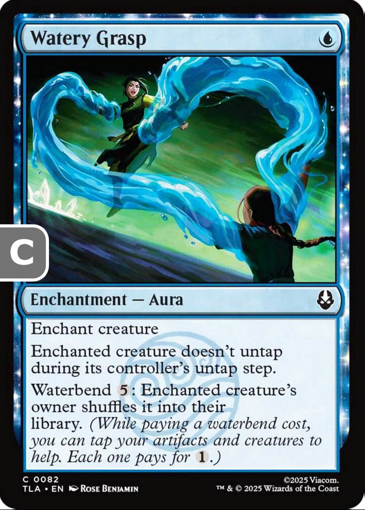 Watery Grasp TLA Enchantment Aura NM