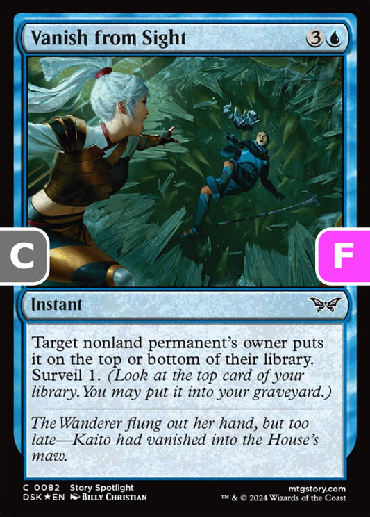 Vanish from Sight DSK Instant  *Foil* NM