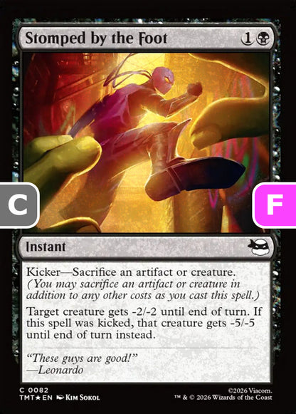 Stomped by the Foot TMT Instant  *Foil* NM