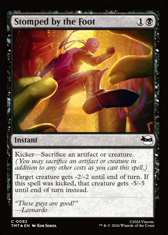 Stomped by the Foot TMT Instant  *Foil* NM