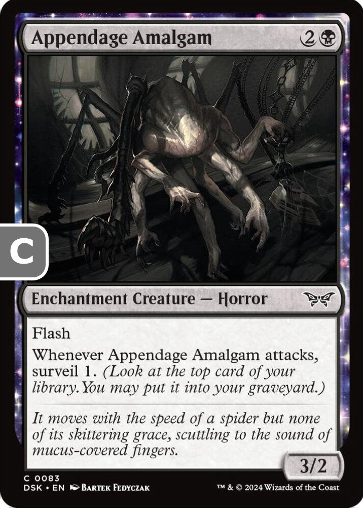 Appendage Amalgam DSK Enchantment Creature Horror NM