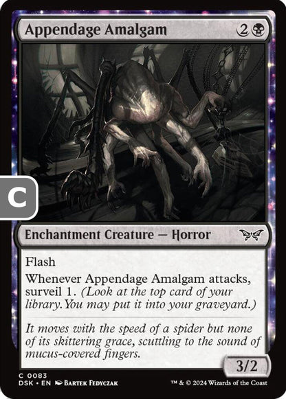 Appendage Amalgam DSK Enchantment Creature Horror NM