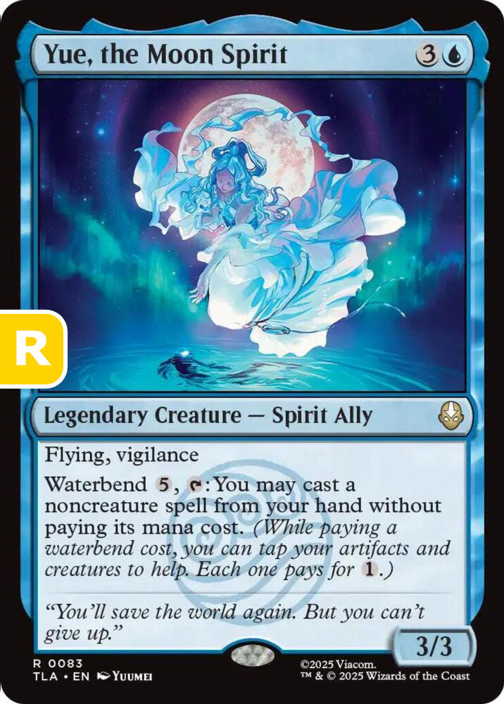 Yue, the Moon Spirit TLA Legendary Creature Spirit Ally NM