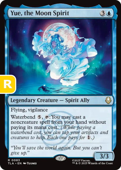 Yue, the Moon Spirit TLA Legendary Creature Spirit Ally NM