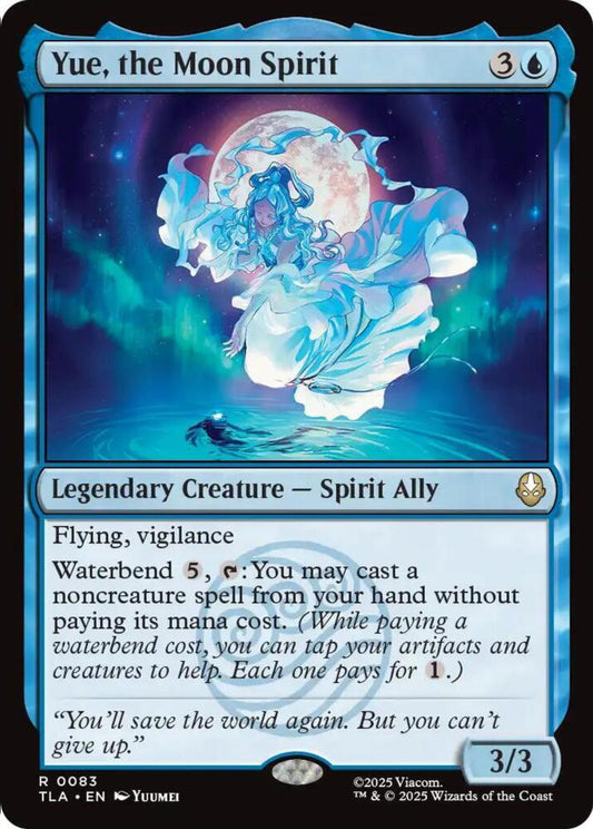 Yue, the Moon Spirit TLA Legendary Creature Spirit Ally NM