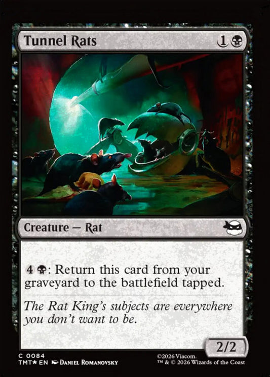 Tunnel Rats TMT Creature Rat *Foil* NM