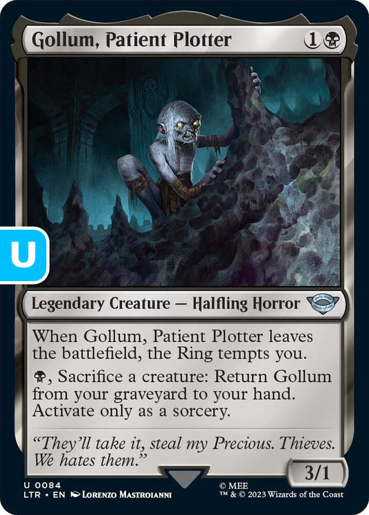 Gollum, Patient Plotter LTR Legendary Creature Halfling Horror NM