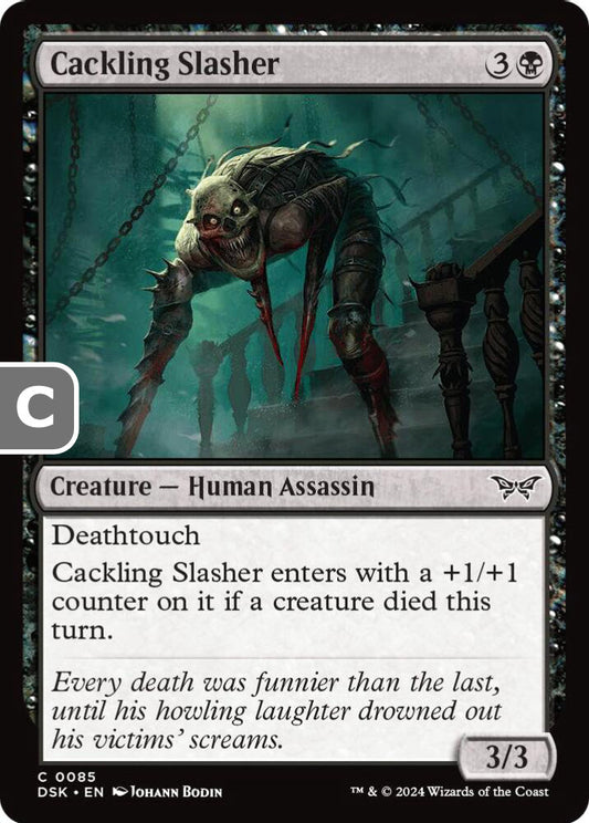 Cackling Slasher DSK Creature Human Assassin NM