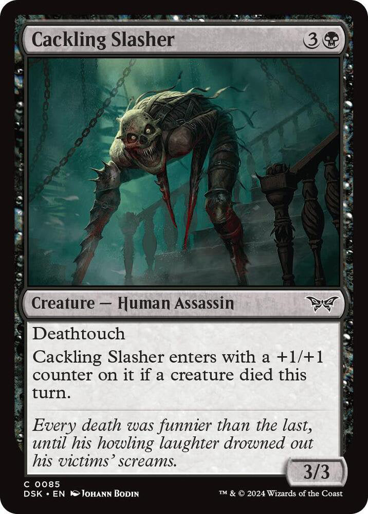 Cackling Slasher DSK Creature Human Assassin NM