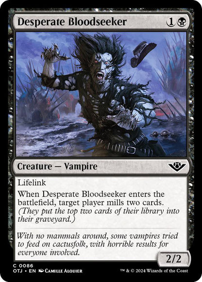 Desperate Bloodseeker OTJ Creature Vampire NM