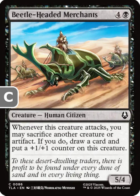 Beetle-Headed Merchants TLA Creature Human Citizen NM