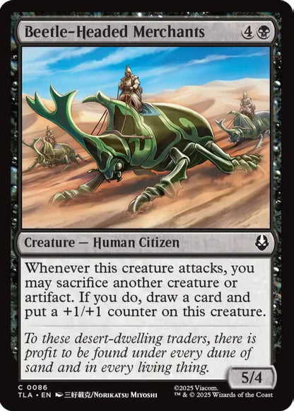 Beetle-Headed Merchants TLA Creature Human Citizen NM