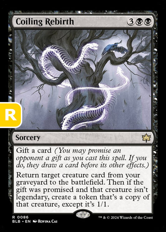 Coiling Rebirth BLB Sorcery  NM