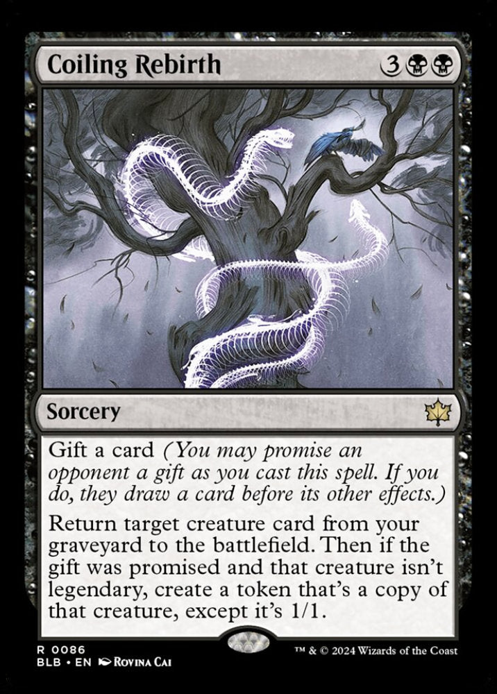 Coiling Rebirth BLB Sorcery  NM