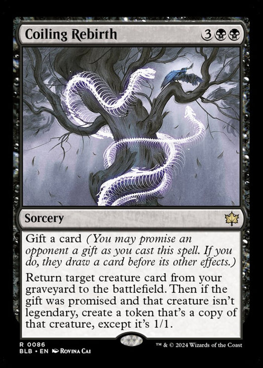 Coiling Rebirth BLB Sorcery  NM