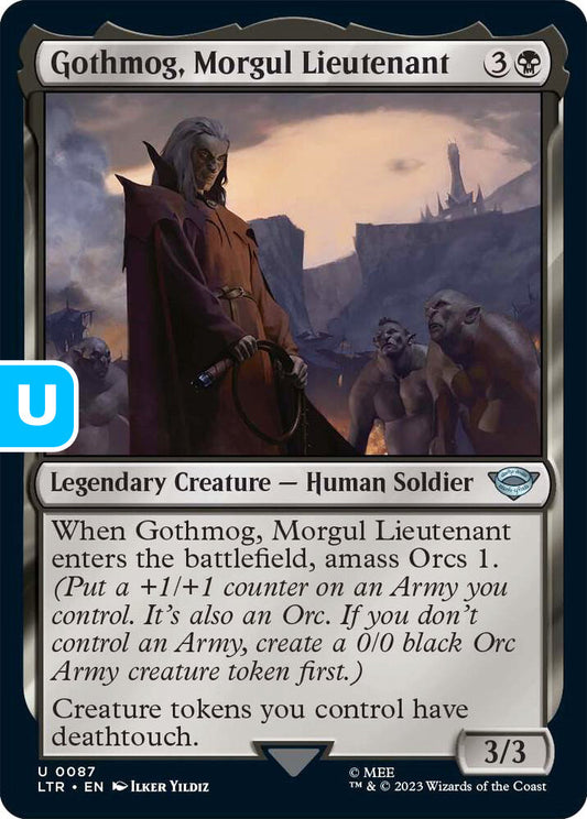 Gothmog, Morgul Lieutenant LTR Legendary Creature Human Soldier NM