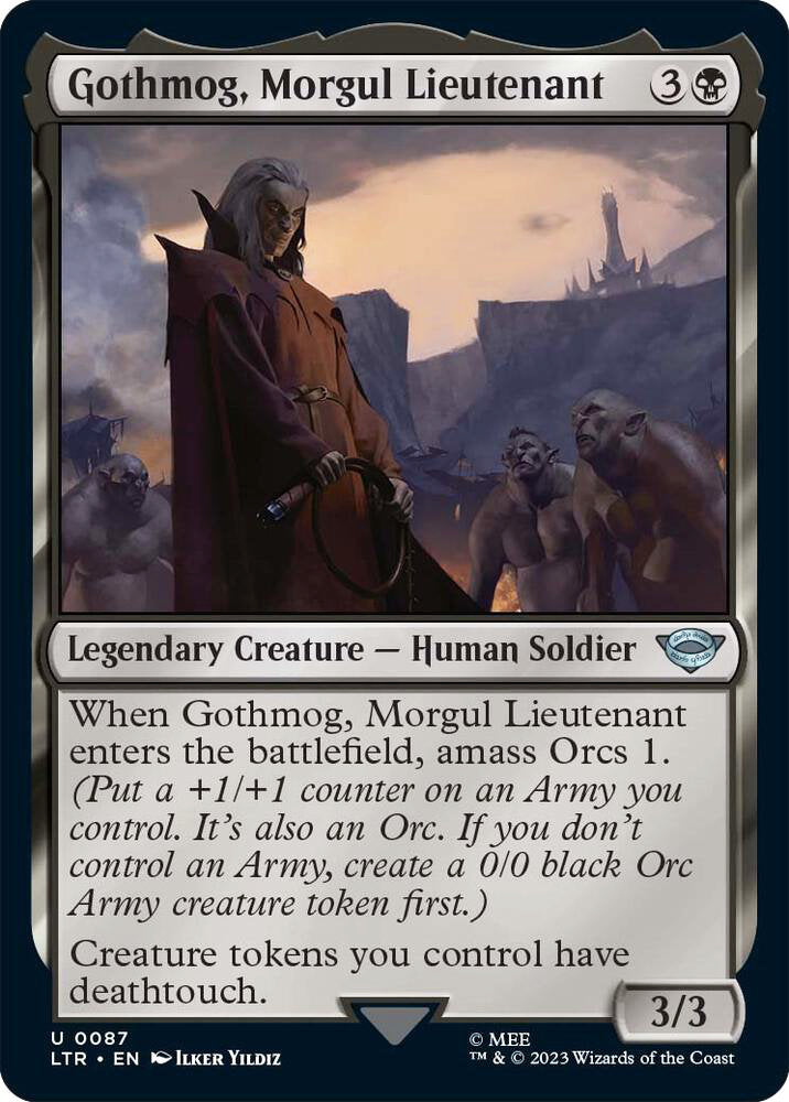 Gothmog, Morgul Lieutenant LTR Legendary Creature Human Soldier NM