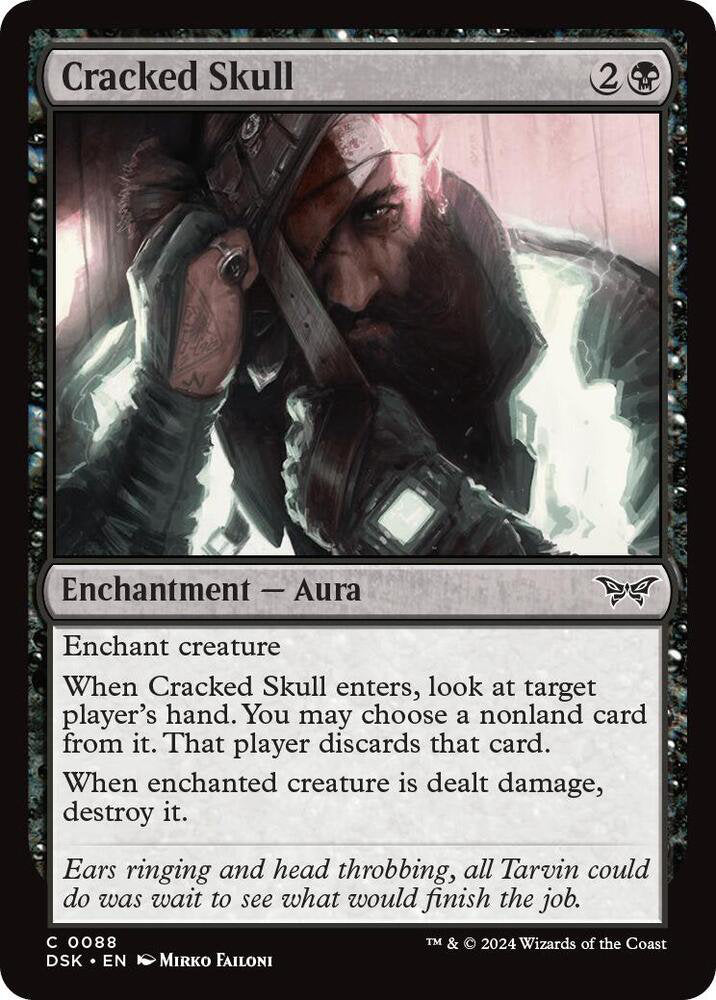 Cracked Skull DSK Enchantment Aura NM