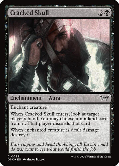 Cracked Skull DSK Enchantment Aura *Foil* NM