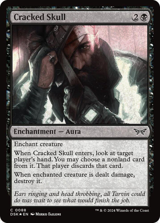 Cracked Skull DSK Enchantment Aura *Foil* NM