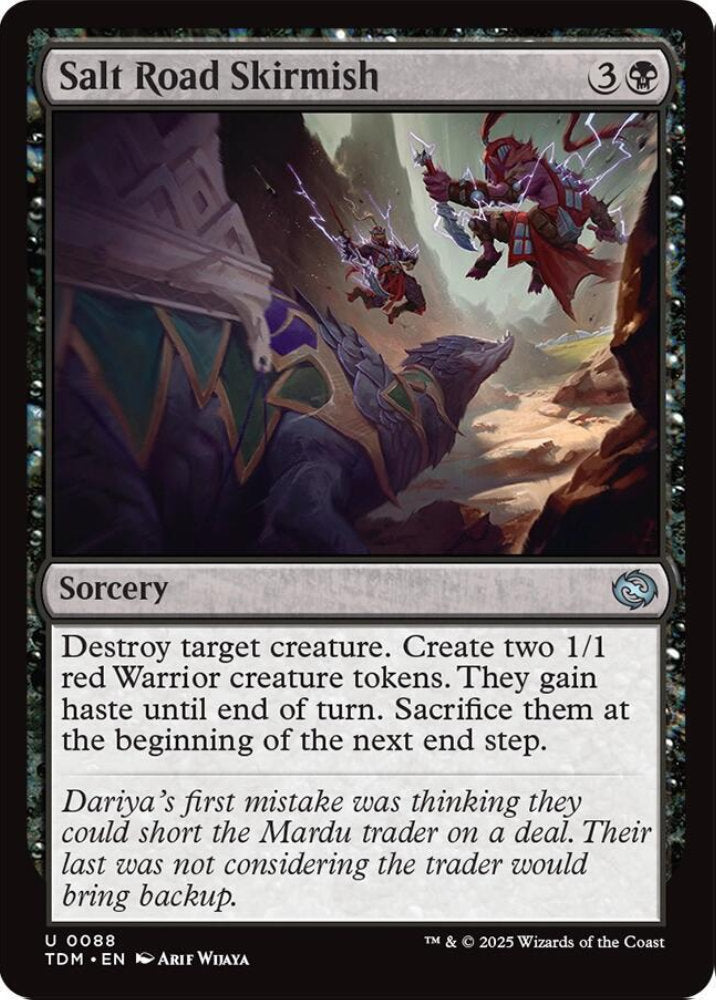 Salt Road Skirmish TDM Sorcery  NM