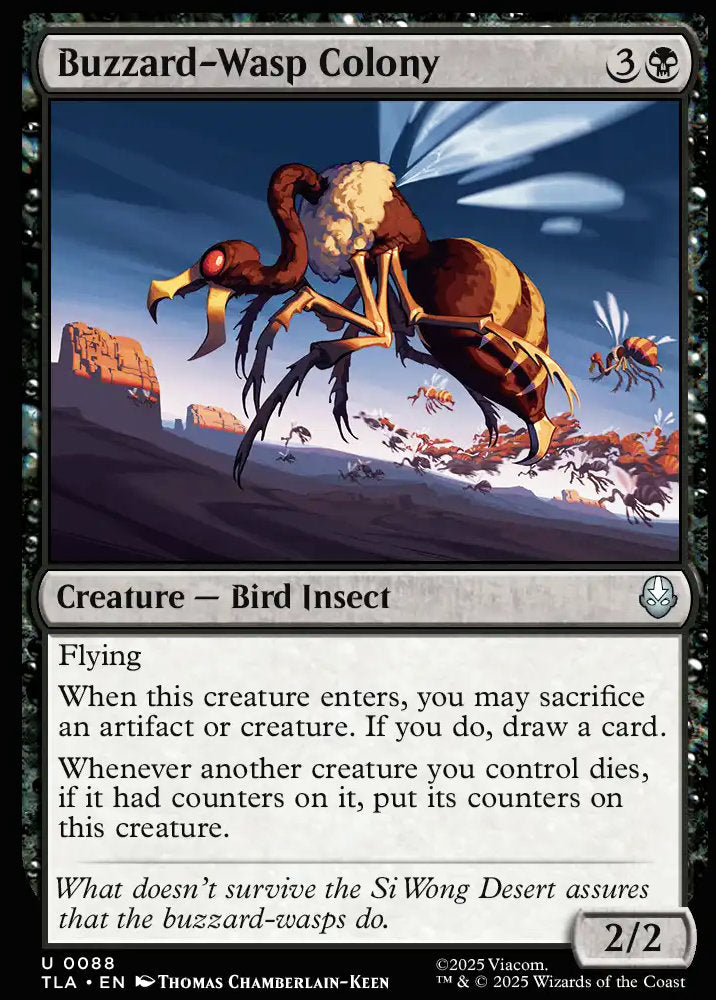 Buzzard-Wasp Colony TLA Creature Bird Insect NM