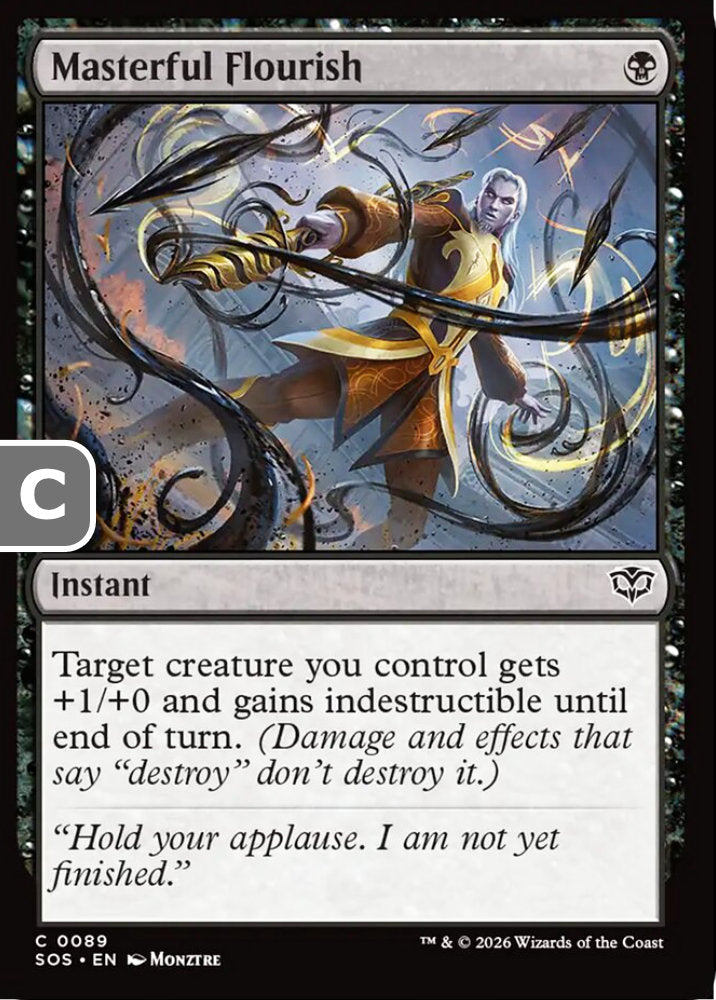 Masterful Flourish SOS Instant  NM