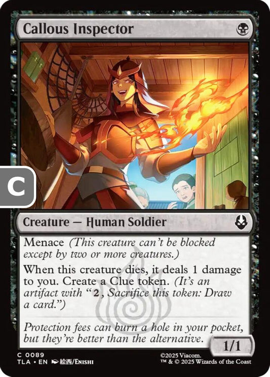 Callous Inspector TLA Creature Human Soldier NM