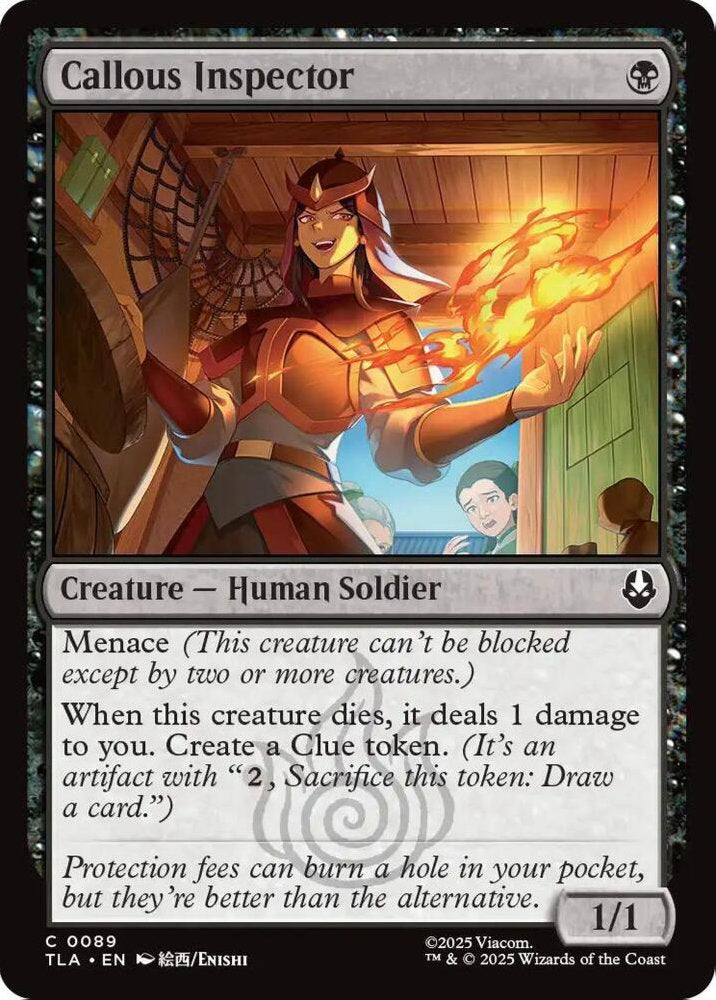Callous Inspector TLA Creature Human Soldier NM