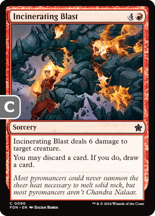 Incinerating Blast FDN Sorcery  NM