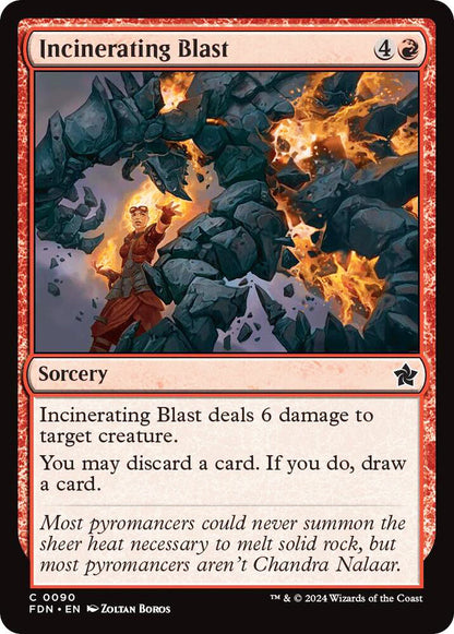 Incinerating Blast FDN Sorcery  NM