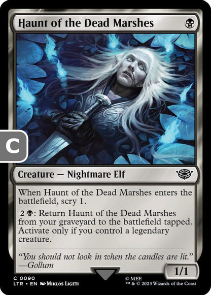 Haunt of the Dead Marshes LTR Creature Nightmare Elf NM