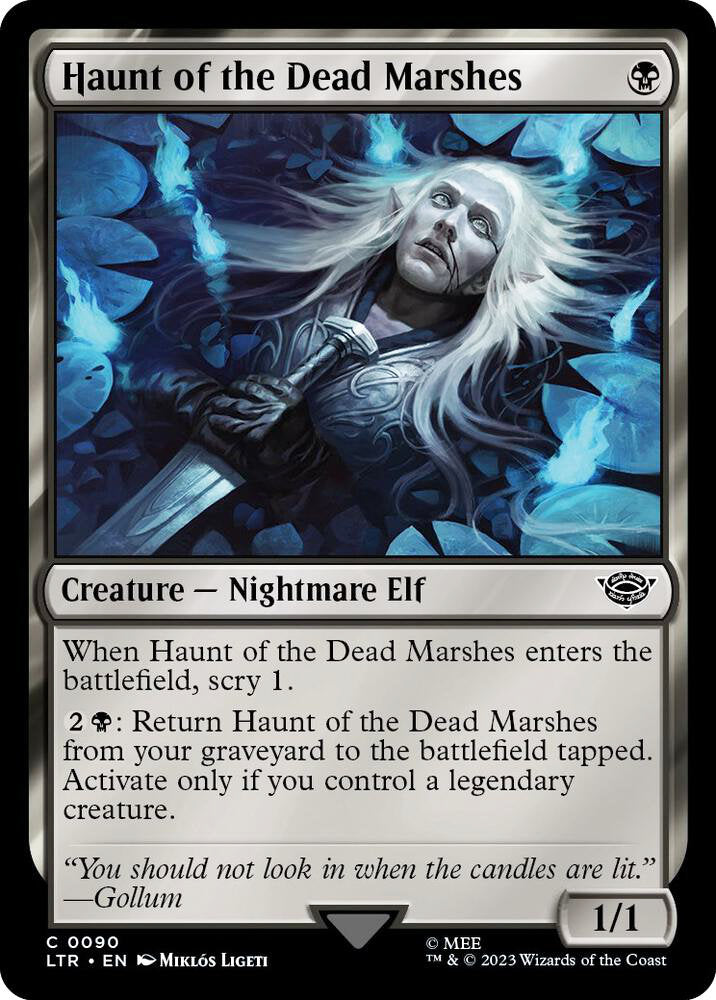 Haunt of the Dead Marshes LTR Creature Nightmare Elf NM