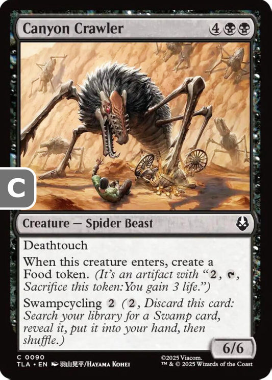 Canyon Crawler TLA Creature Spider Beast NM