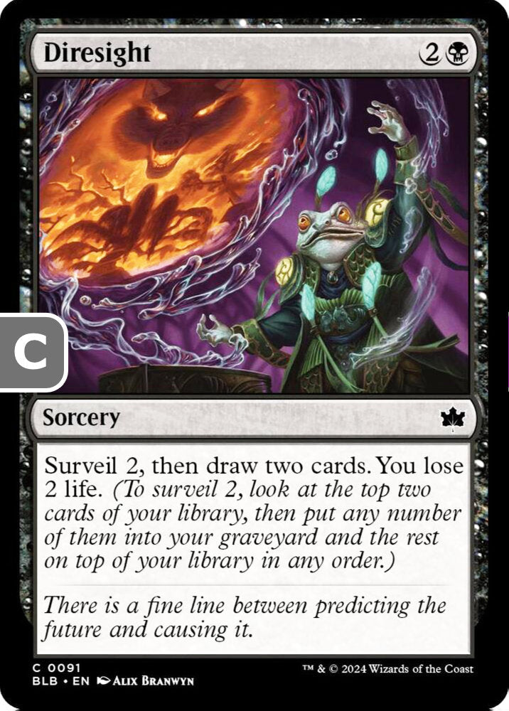 Diresight BLB Sorcery  NM