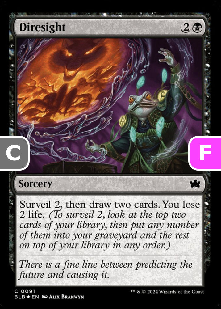Diresight BLB Sorcery  *Foil* NM