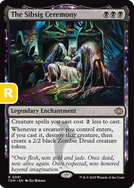 The Sibsig Ceremony TDM Legendary Enchantment  NM