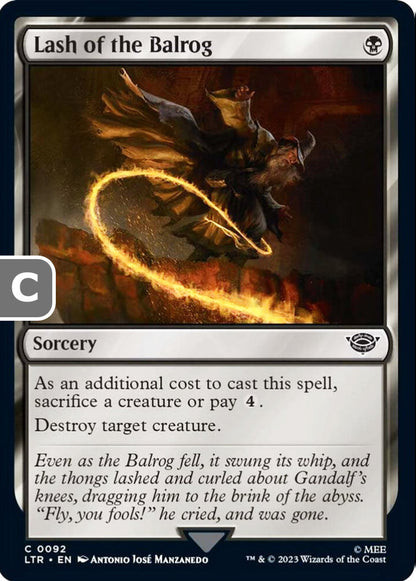 Lash of the Balrog LTR Sorcery  NM