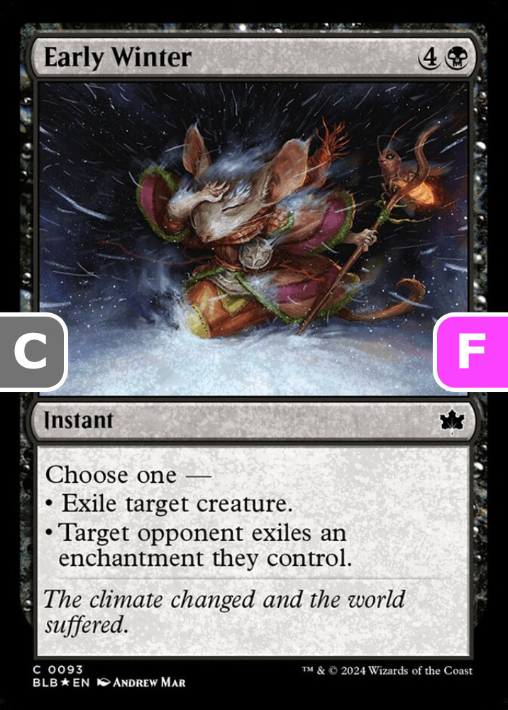 Early Winter BLB Instant  *Foil* NM