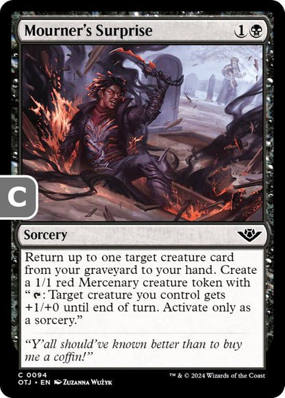 Mourner's Surprise Sorcery  OTJ NM