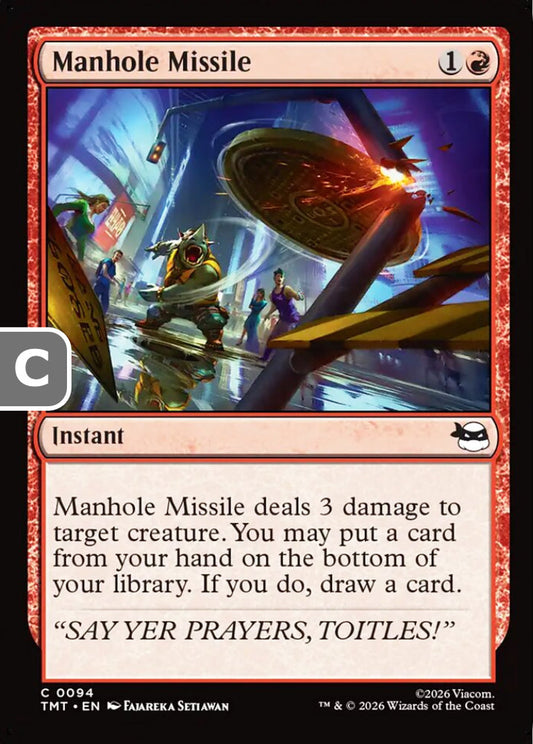 Manhole Missile TMT Instant  NM