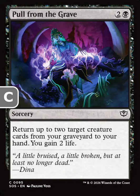 Pull from the Grave SOS Sorcery  NM