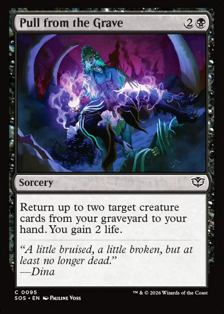 Pull from the Grave SOS Sorcery  NM