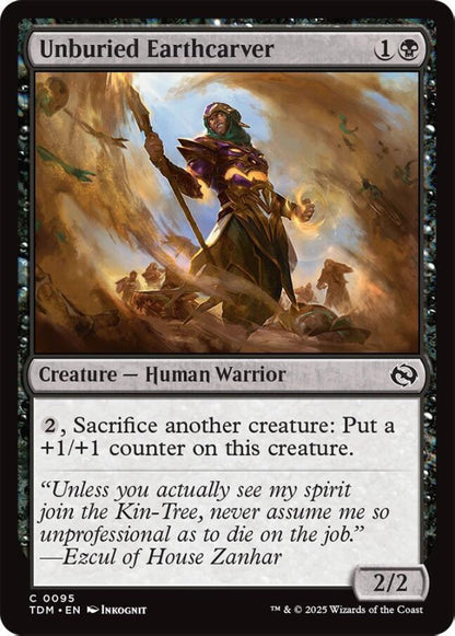 Unburied Earthcarver TDM Creature Unburied Earthcarver NM