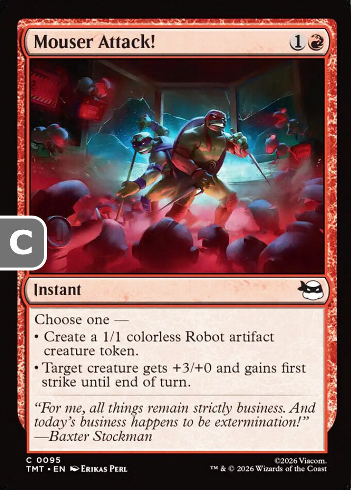 Mouser Attack! TMT Instant  NM