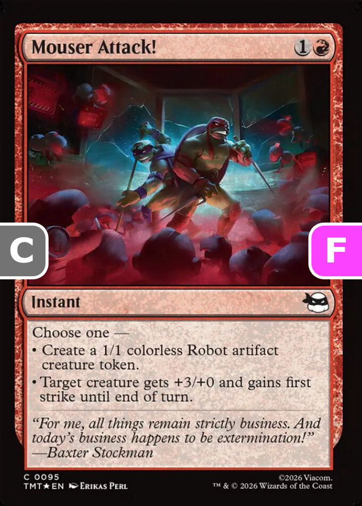 Mouser Attack! TMT Instant  *Foil* NM