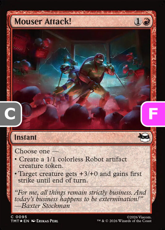 Mouser Attack! TMT Instant  *Foil* NM