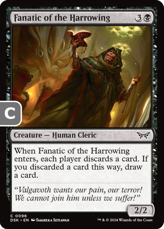 Fanatic of the Harrowing DSK Creature Human Cleric NM