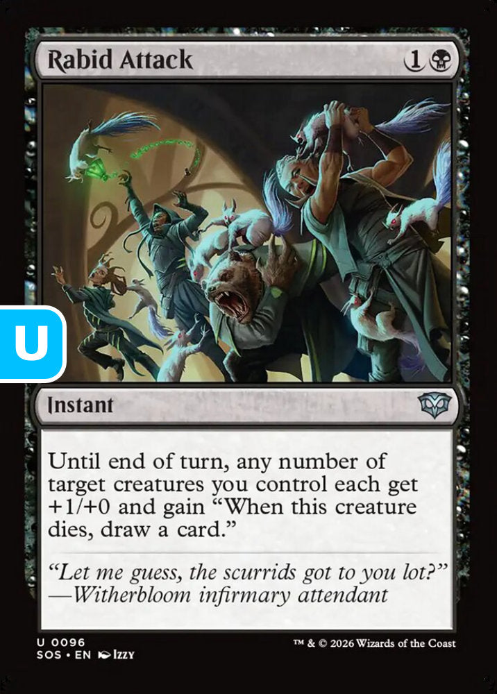 Rabid Attack SOS Instant  NM
